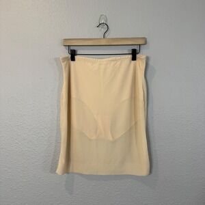 Assets Red Hot Label by Spanx Size 1X Nude Control Half Slip Built-In Panty